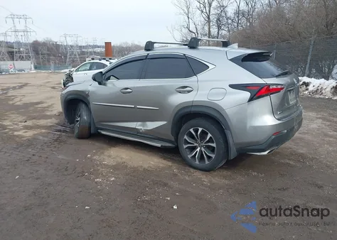 2015 Lexus Nx 200T F Sport z USA, uszkodzony, nr VIN JTJBARBZ5F2012161